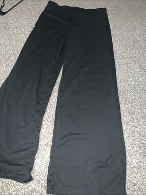 Black Wide Leg Lounge Pants